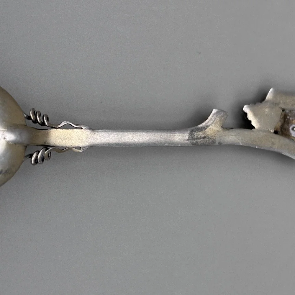 Vintage Sterling Silver Cripple Creek Colorado Mining District Souvenir Spoon